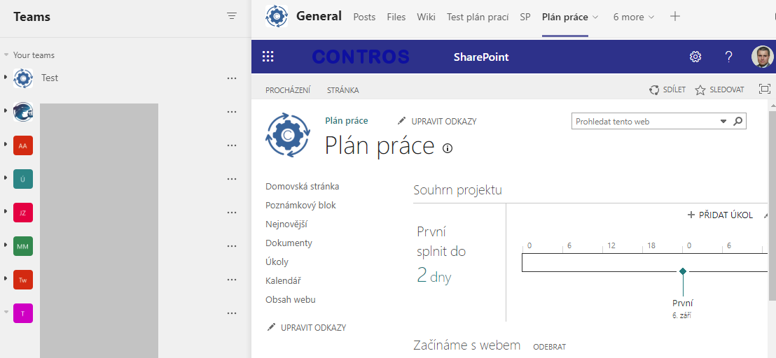 Teams - SharePoint - Project